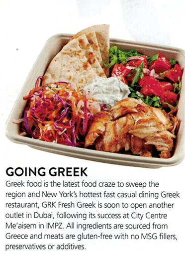 GRK Fresh Greek - Gourmet - July 2016 - Page 8
